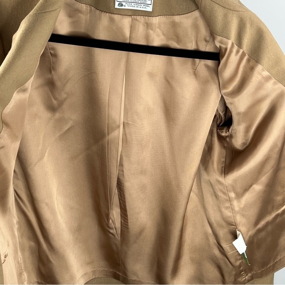 Pendleton Blazer Women 8 Tan Coat Jacket 100% Virgin Wool Made In USA Classy!EUC - Picture 5 of 10